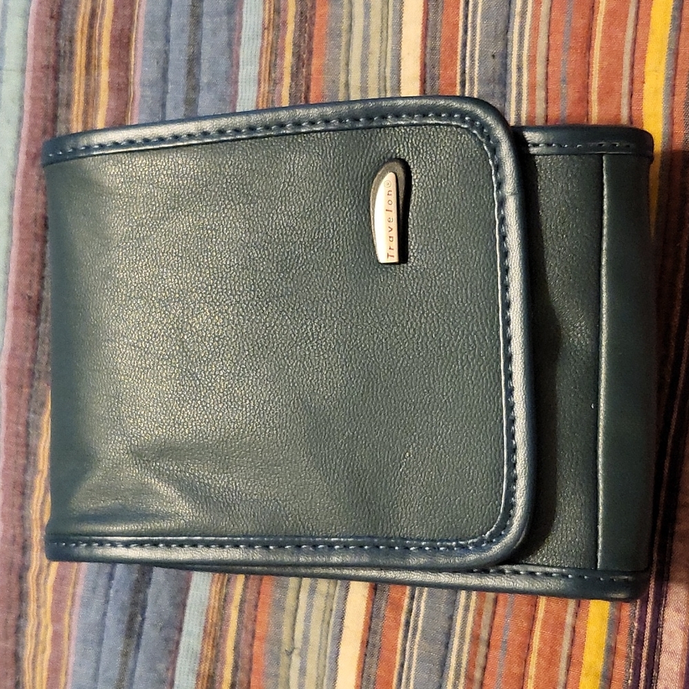 Travelon Mini Anti-Theft Leather Slim Crossbody bag | Travel Belt Bag